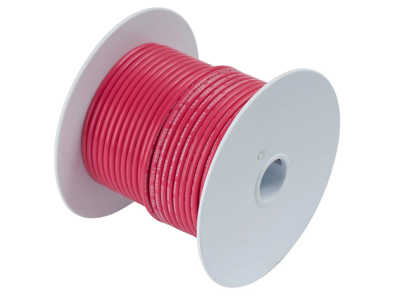 Ancor Red 18 AWG Tinned Copper Wire - 100'