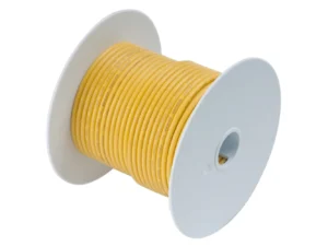 Ancor Yellow 18 AWG Tinned Copper Wire - 100'