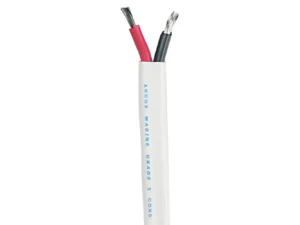 Ancor Standard Duplex Cable - Flat 18/2 AWG - 2 x 0.8mm² Red/Black - 100'