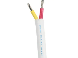 Ancor Safety Duplex Cable - 16/2 AWG - Red/Yellow - Round - 100'