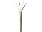 Ancor Ribbon Bonded Cable - 16/4 AWG - Brown/Green/White/Yellow - Flat - 100'