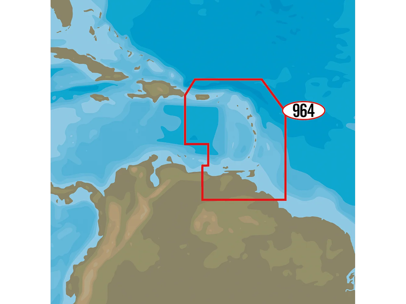 C-MAP 4D NA-D964 - Puerto Rico to Rio Orinoco Local