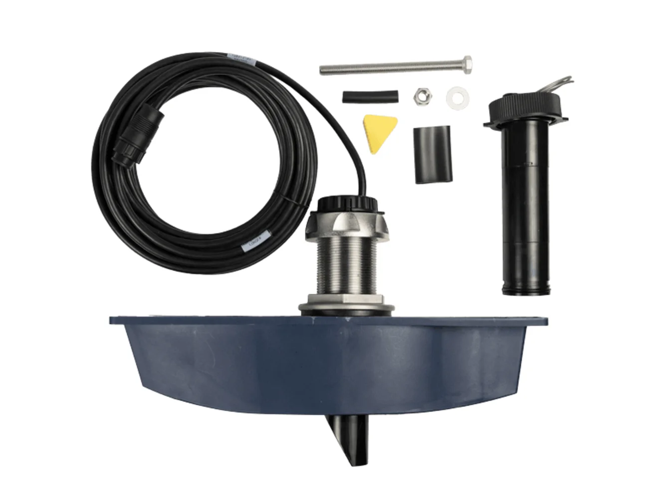Navico Long Stem ForwardScan™ Transducer w/Sleeve Plug & Fairing Block
