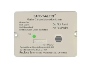 Safe-T-Alert 62 Series Carbon Monoxide Alarm w/Relay - 12V - 62-542-Marine-RLY-NC - Flush Mount - White
