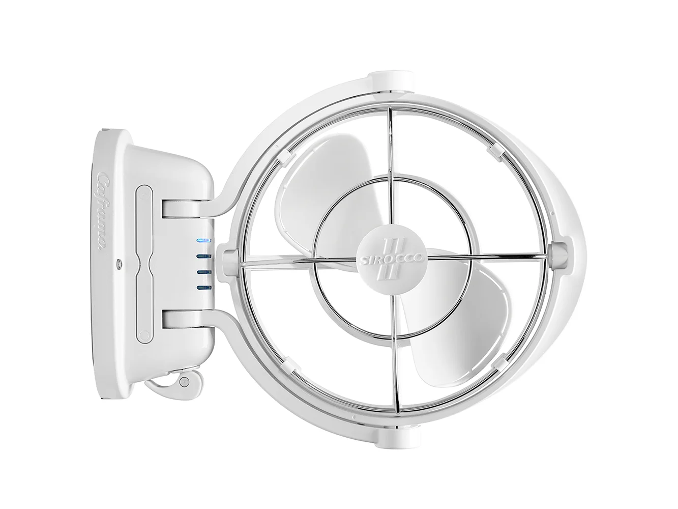 SEEKR by Caframo Sirocco II 3-Speed 7" Gimbal Fan - White - 12-24V