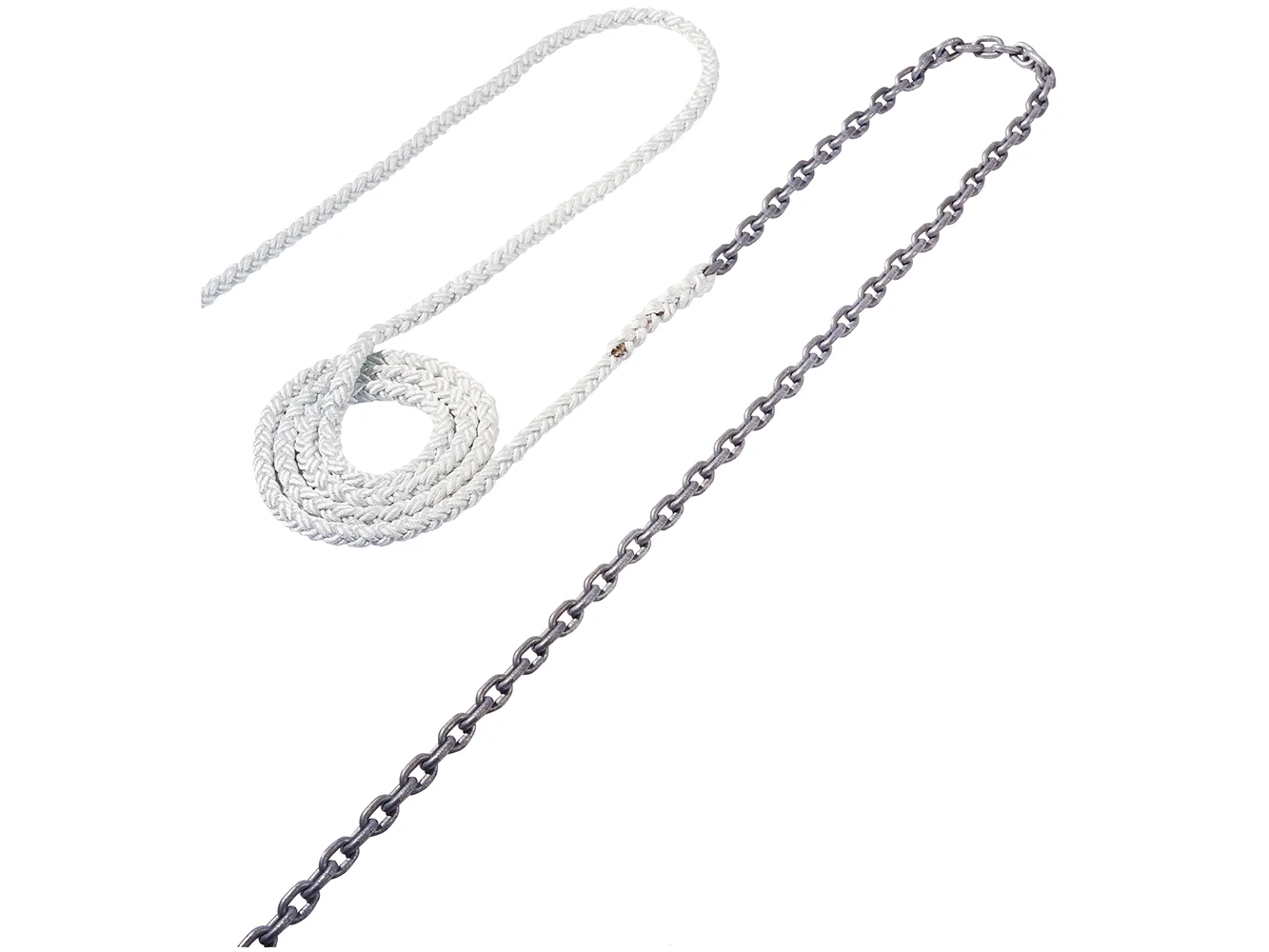 Maxwell Anchor Rode - 15'-5/16" Chain to 150'-5/8" Nylon Brait