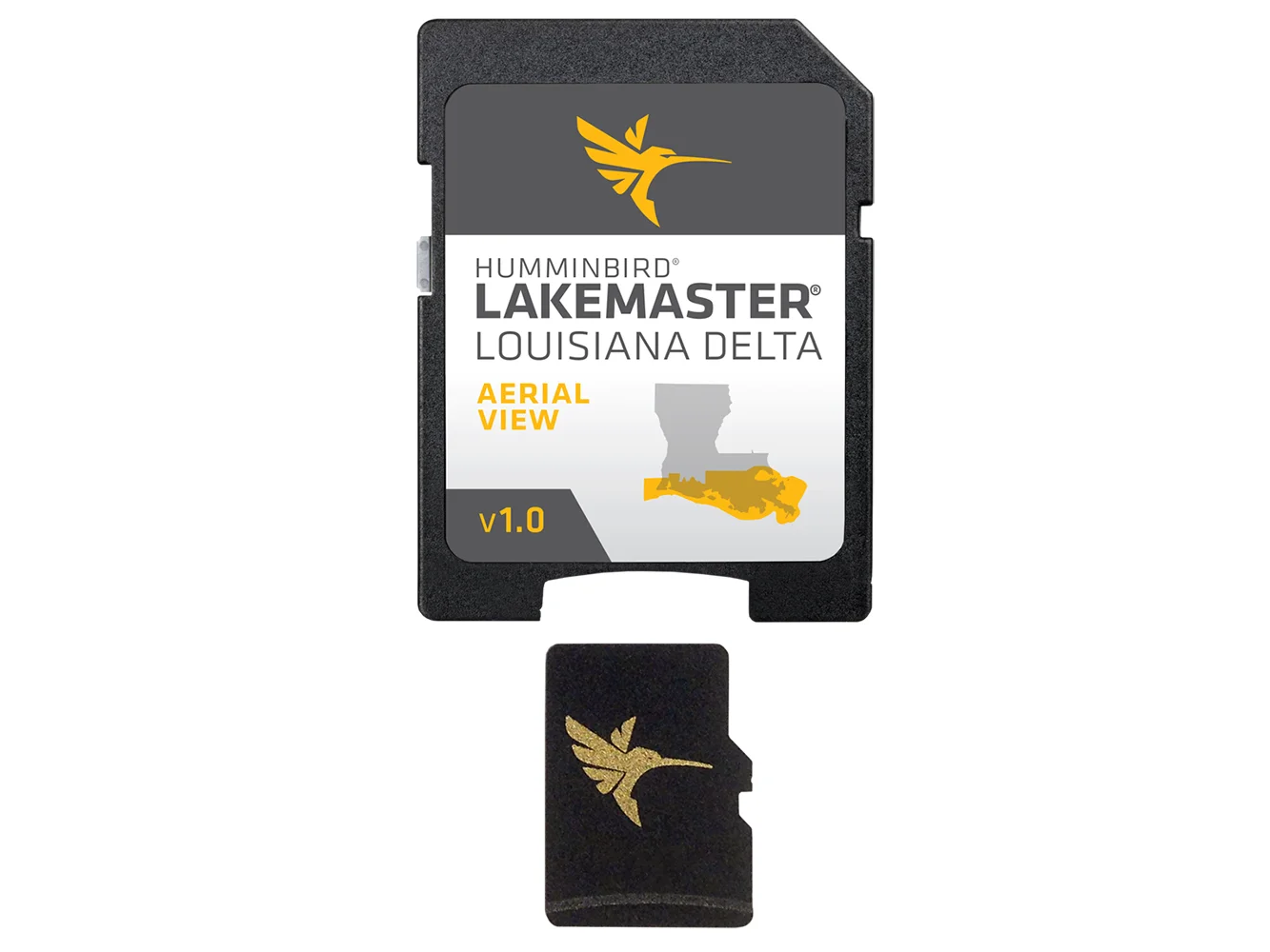 Humminbird LakeMaster Aerial Satellite View - Louisiana Delta