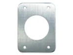 Tigress T-Top Aluminum Backing Plates - 5" x 6-1/2" x 1/4" - Pair