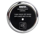 Fireboy-Xintex Propane Control & Solenoid Valve w/Chrome Bezel Display