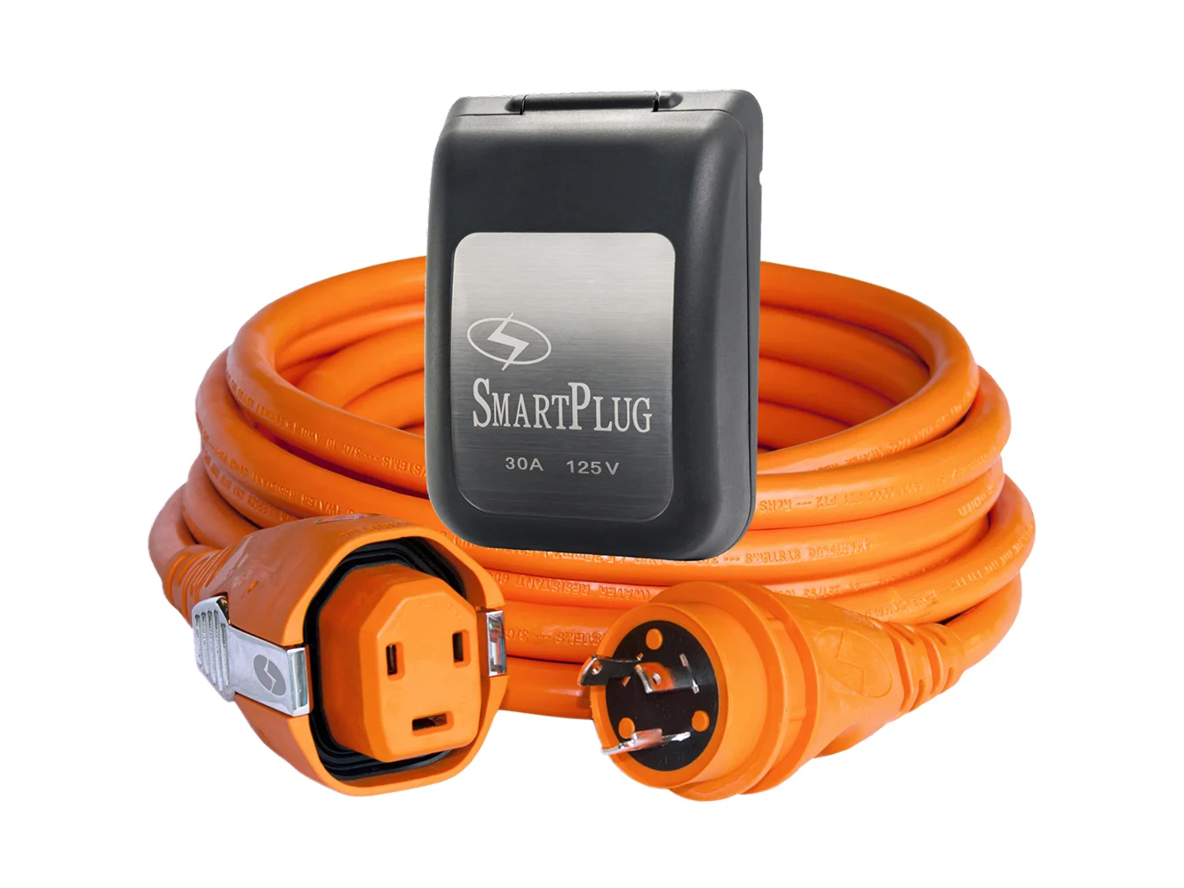 SmartPlug 30 AMP SmartPlug/Twist Type Cordset w/Black Inlet Cover- 50'
