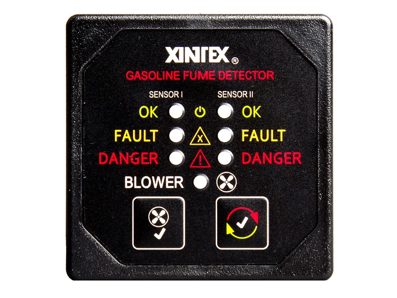 Fireboy-Xintex Gasoline Fume Detector w/Dual Channel & Blower Control - 12/24V