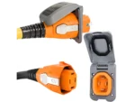 SmartPlug 50 AMP Inlet & Female Cord Connector Combo - Grey