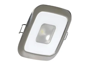 Lumitec Square Mirage Down Light - Spectrum RGBW Dimming - Polished Bezel