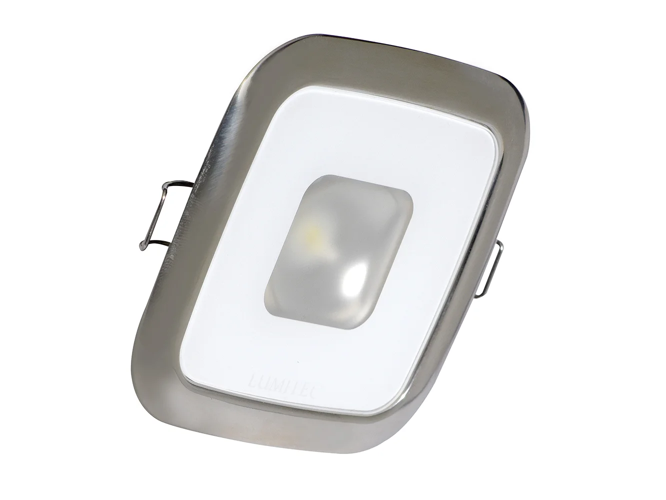 Lumitec Square Mirage Down Light - Warm White Dimming - Hi-CRI - Polished Bezel