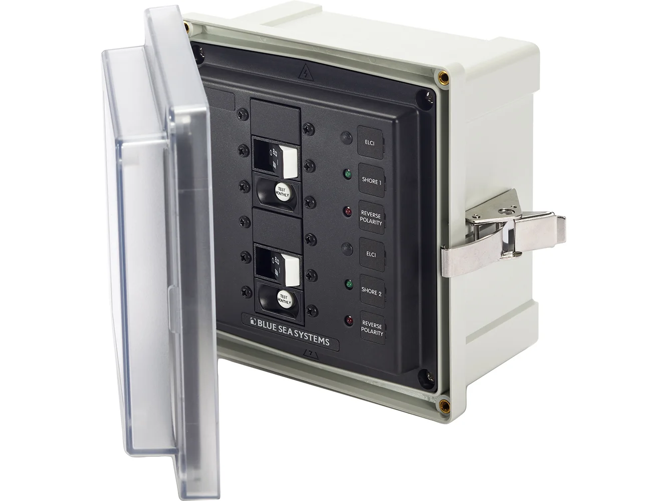 Blue Sea 3117 - SMS Panel Enclosure w/2 ELCI (30A) - 120V AC