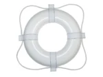 Taylor Made Foam Ring Buoy - 24" - White w/White Grab Line