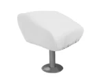 Taylor Made Folding Pedestal Boat Seat Cover - Vinyl White