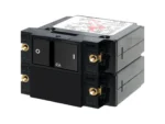 Blue Sea 7416 A-Series Flat Rocker Circuit Breaker - Double Pole - 40A
