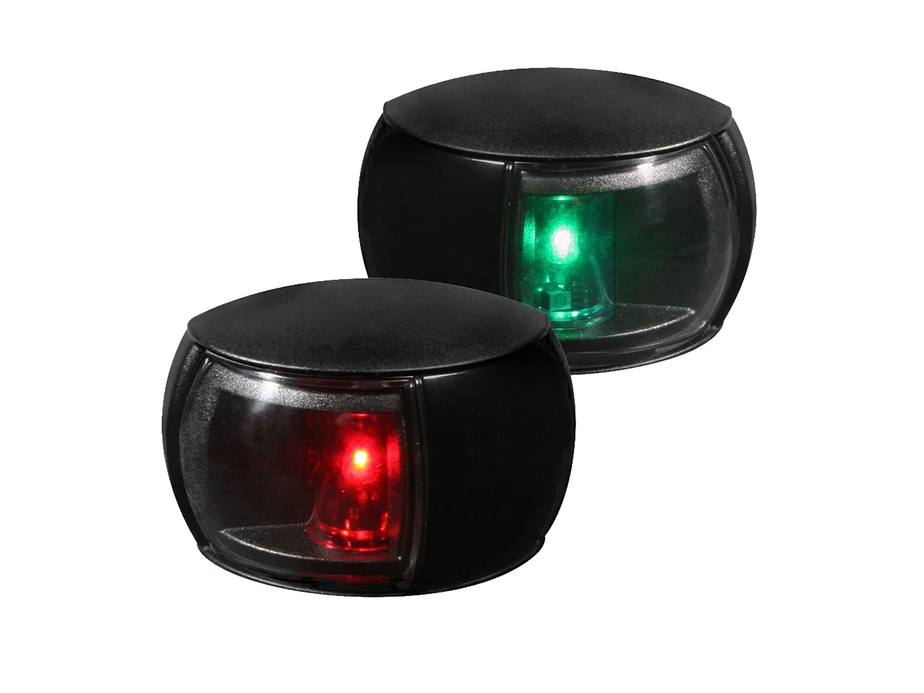 Hella Marine NaviLED Port & Starboard Pair - 2nm - Clear Lens/Black Housing