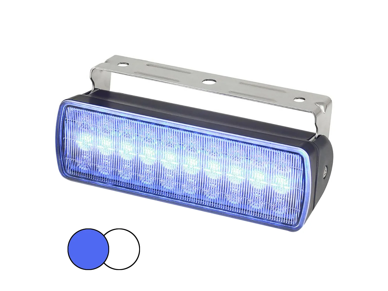 Hella Marine Sea Hawk XL Dual Color LED Floodlights - Blue/White LED - Black Housing