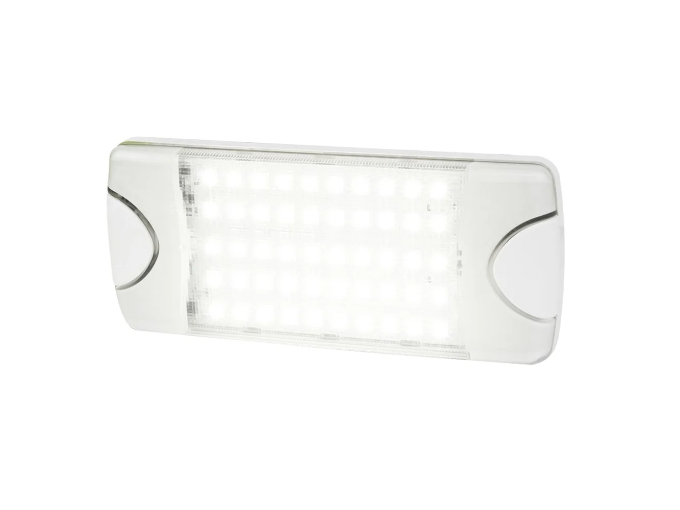 Hella Marine DuraLED 50 Low Profile Interior/Exterior Lamp - White LED Spreader Beam