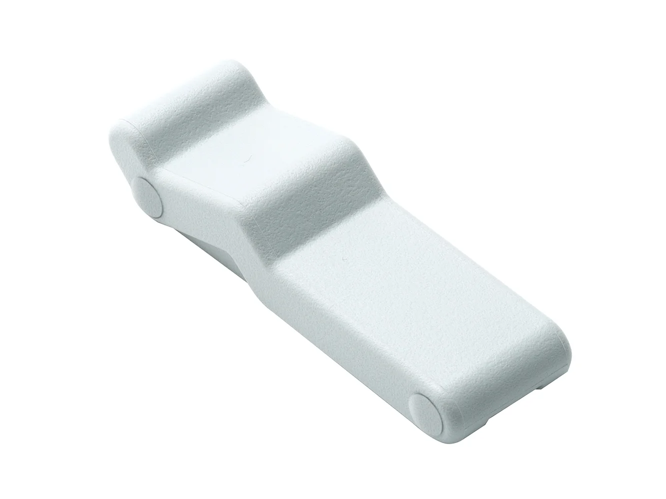 Southco Concealed Soft Draw Latch w/Keeper - White Rubber