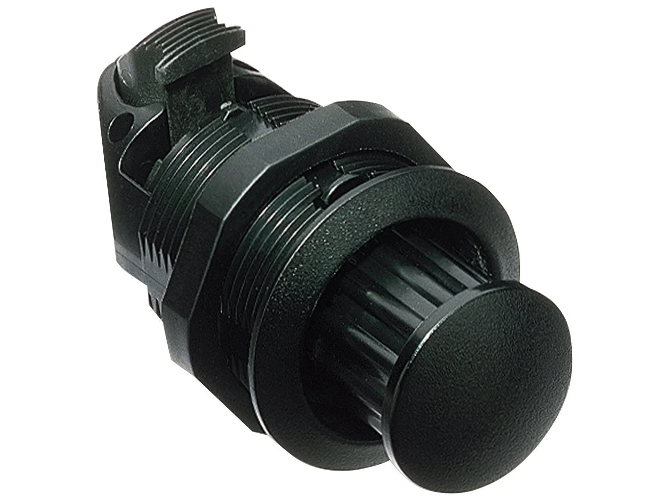 Southco Pop-Out Knob Latch w/Fixed Grip Threaded Body - Black Plastic