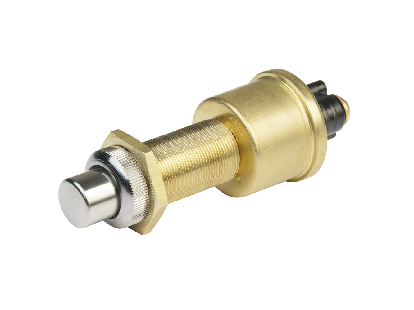BEP 2-Position SPST Heavy-Duty Push Button Switch - OFF/(ON) - 35 Amp