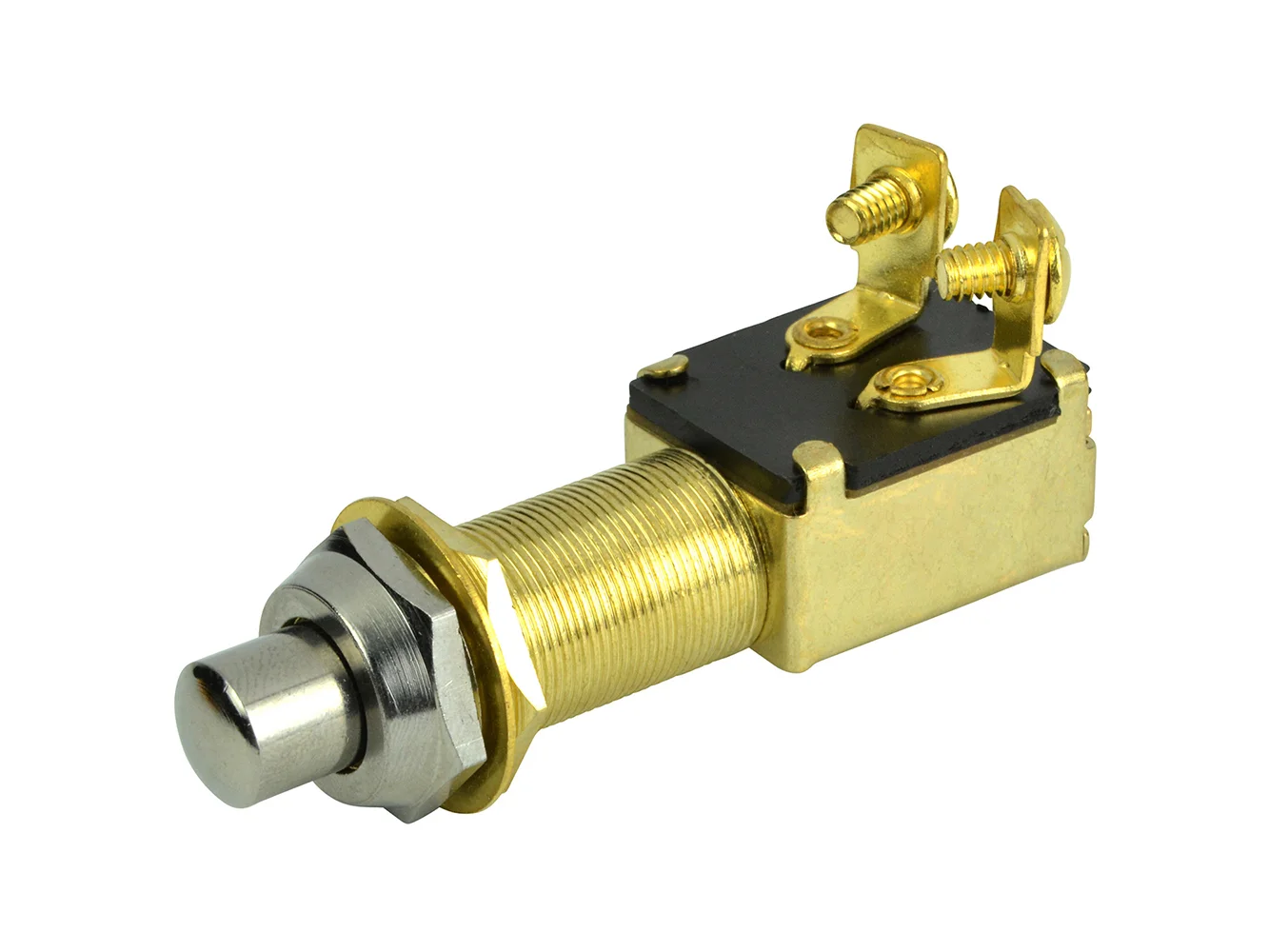 BEP 2-Position SPST Recessed Push Button Switch - OFF/(ON)