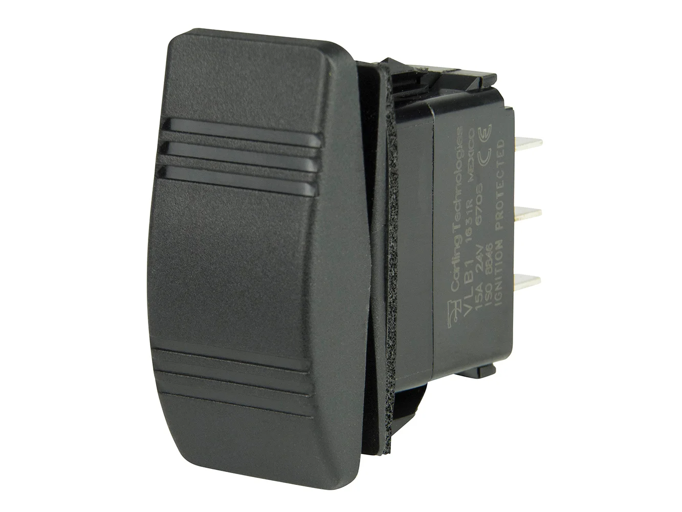 BEP DPDT Contura Switch - (ON)/OFF/(ON)
