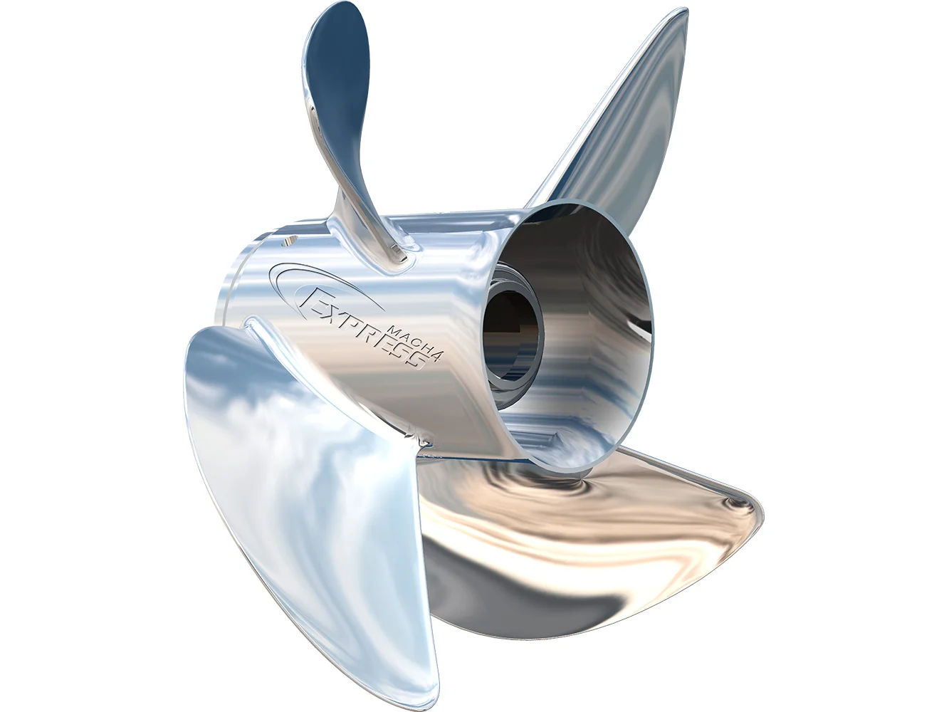 Turning Point Express® Mach4™ - Right Hand - Stainless Steel Propeller - EX1/EX2-1423-4 - 4-Blade - 13" x 23 Pitch