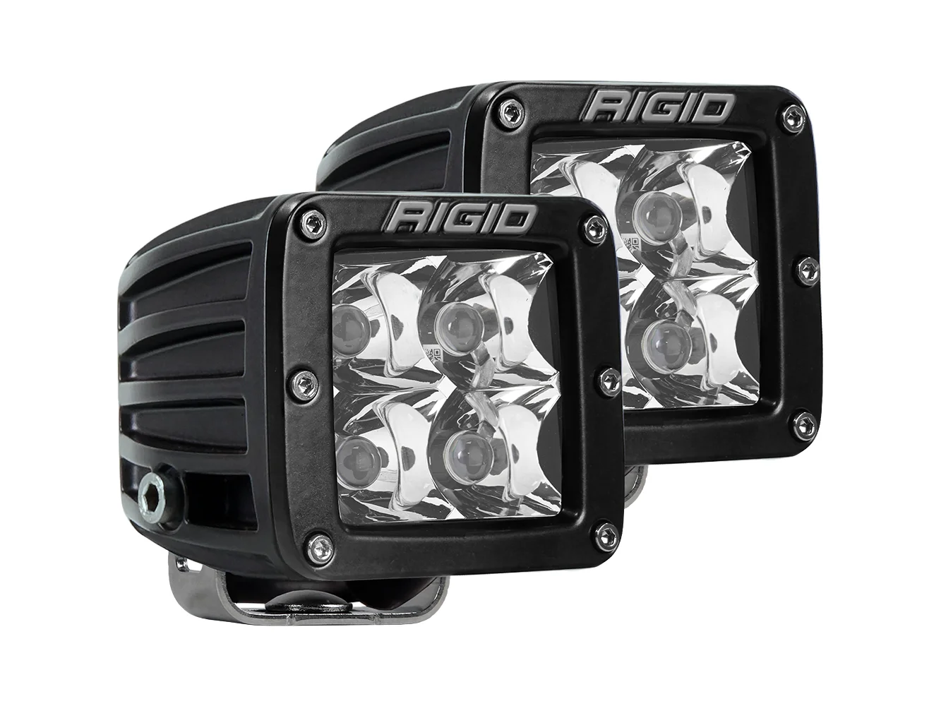 RIGID Industries D-Series PRO Hybrid-Spot LED - Pair - Black