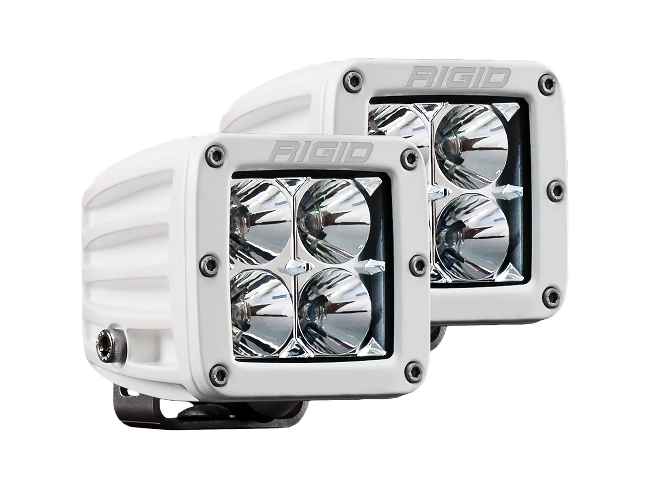RIGID Industries D-Series PRO Hybrid-Flood LED - Pair - White
