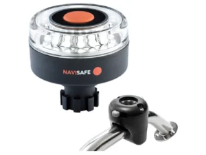 Navisafe Navilight 360&deg; 2NM w/Navibolt Base & Rail Mount - Black