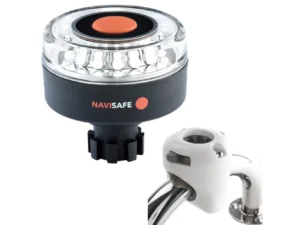 Navisafe Navilight 360&deg; 2NM w/Navibolt Base & Rail Mount - White