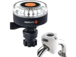 Navisafe Navilight 360&deg; 2NM White w/Navimount Base & Rail Mount - White