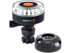 Navisafe Navilight 360&deg; 2NM White w/Navimount Base & Horizontal Mount - Black
