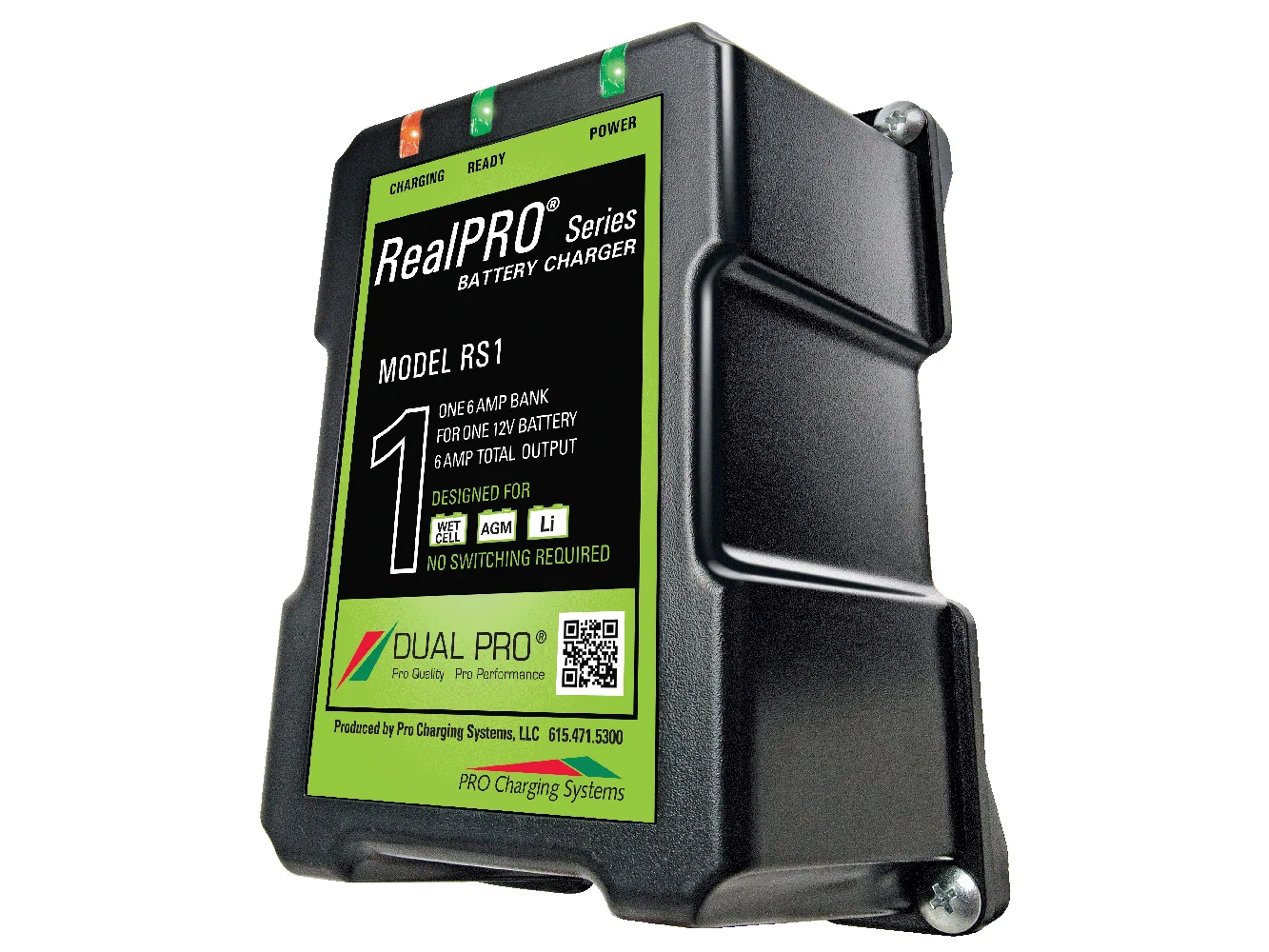 Dual Pro RealPRO Series Battery Charger - 6A - 1-Bank - 12V