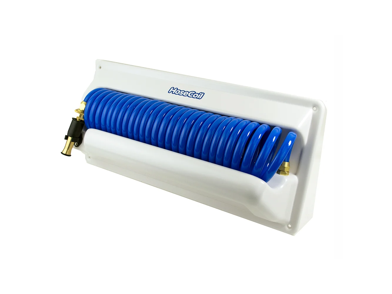 HoseCoil Horizontal Mount Enclosure w/Additional 5' Feeder Hose