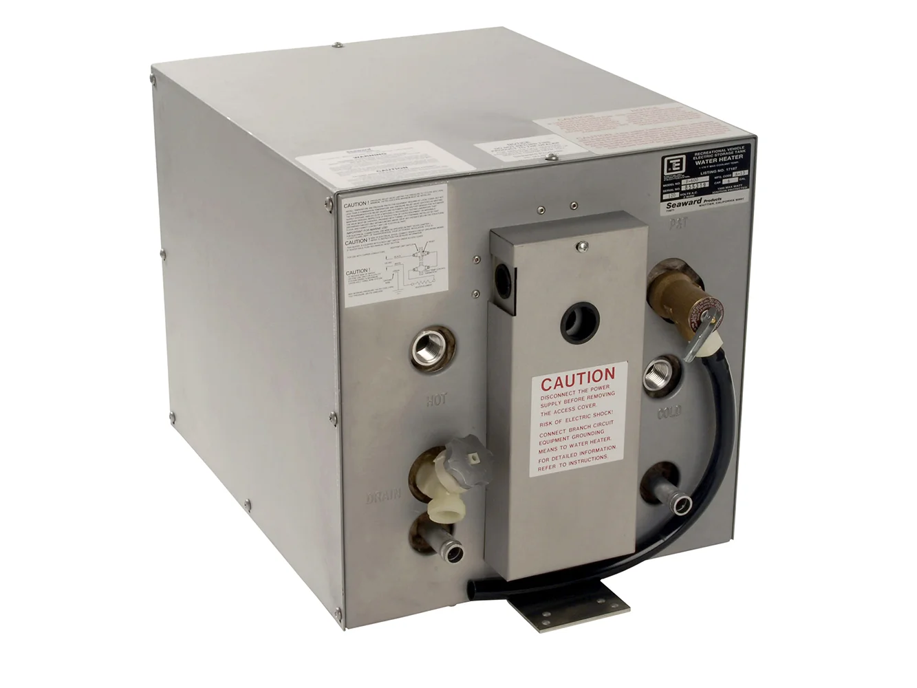 Whale Seaward 6 Gallon Hot Water Heater w/Front Heat Exchange - Galvanized Steel - 240V - 1500W