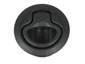Southco Flush Pull Latch - Pull To Open - Non-Locking Black Plastic