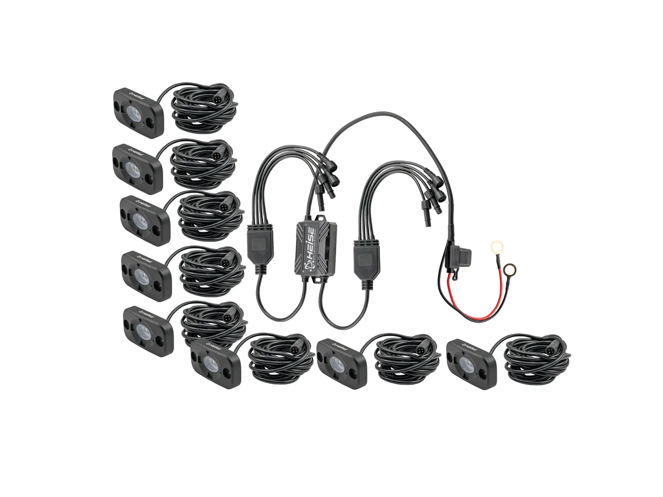 HEISE RGB Accent Lighting Kit - 8 Pack