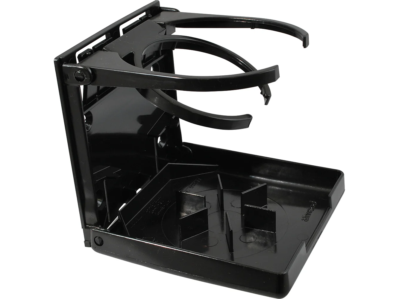 Attwood Fold-Up Drink Holder - Dual Ring - Black