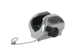 TACO Flat Deck Hinge w/Pin & Lanyard - Fits 7/8" Tube