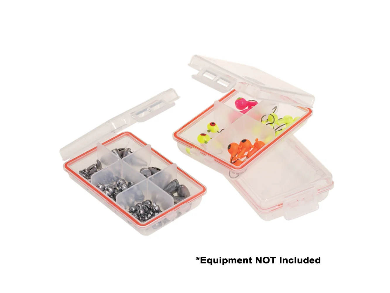 Plano Waterproof Terminal 3-Pack Tackle Boxes - Clear