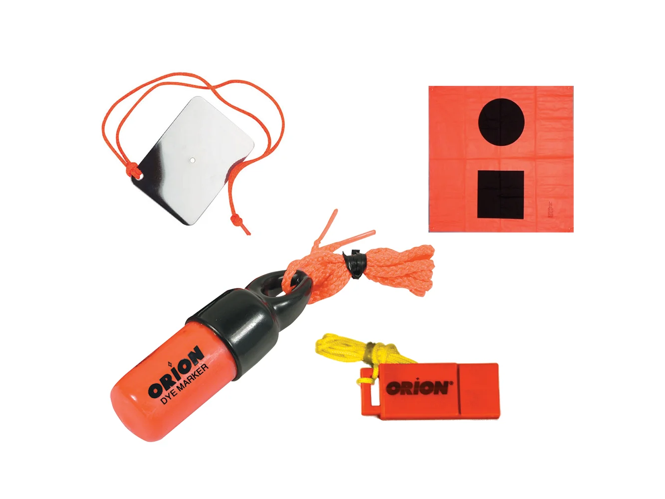 Orion Signaling Kit - Flag, Mirror, Dye Marker & Whistle
