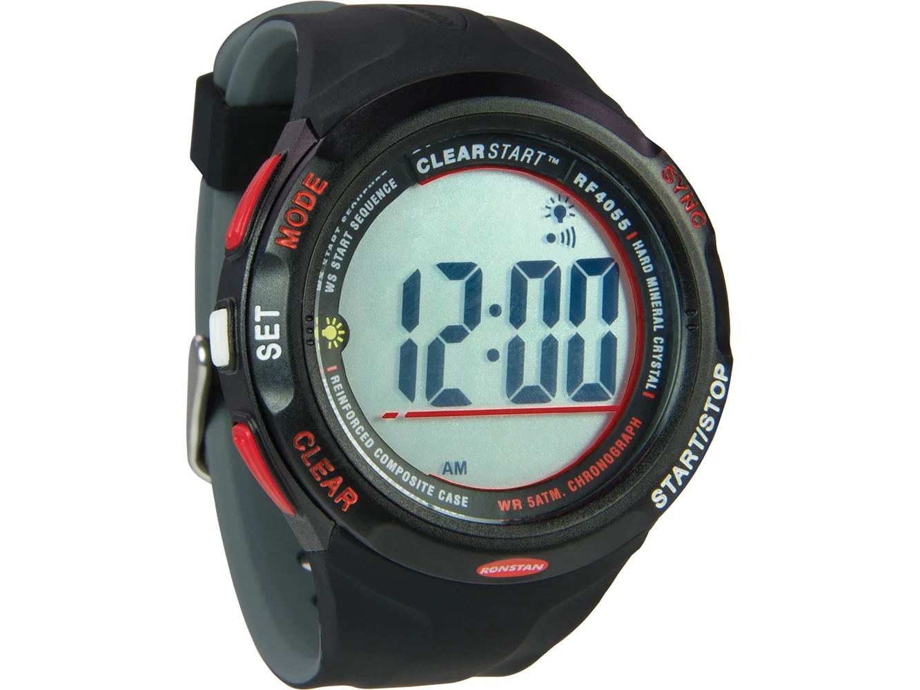 Ronstan RF4055 ClearStart™ 50mm Sailing Watch - Black/Grey