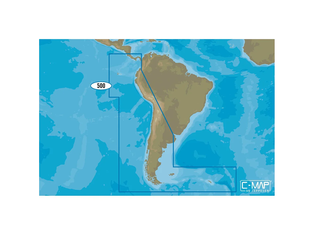 C-MAP 4D SA-D500 Costa Rica to Chile to Falklands