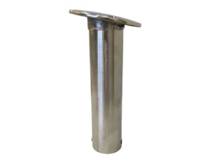 Tigress Economy Stainless Steel Gunnel Mount Rod Holder- 15&deg;