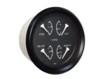 VDO Cockpit Marine 85mm (3-3/8") 4 in 1 Gauge - Black Dial/Bezel
